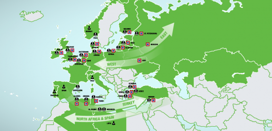 OUR SERVICE NETWORK